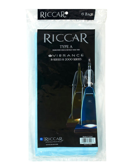 Riccar Paper Vacuum Bags for Vibrance & R Series (6 Pack) Part # C13-6