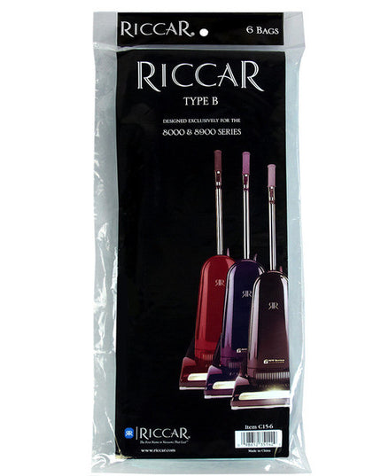 Riccar Clean Air Upright Paper Vacuum Bags for 8000 Series (6 Pack) Part # C15-6