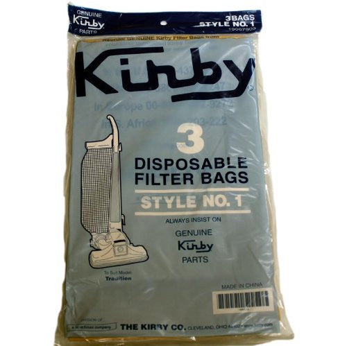 Kirby Style 1 Vacuum Bags - 3 Pack