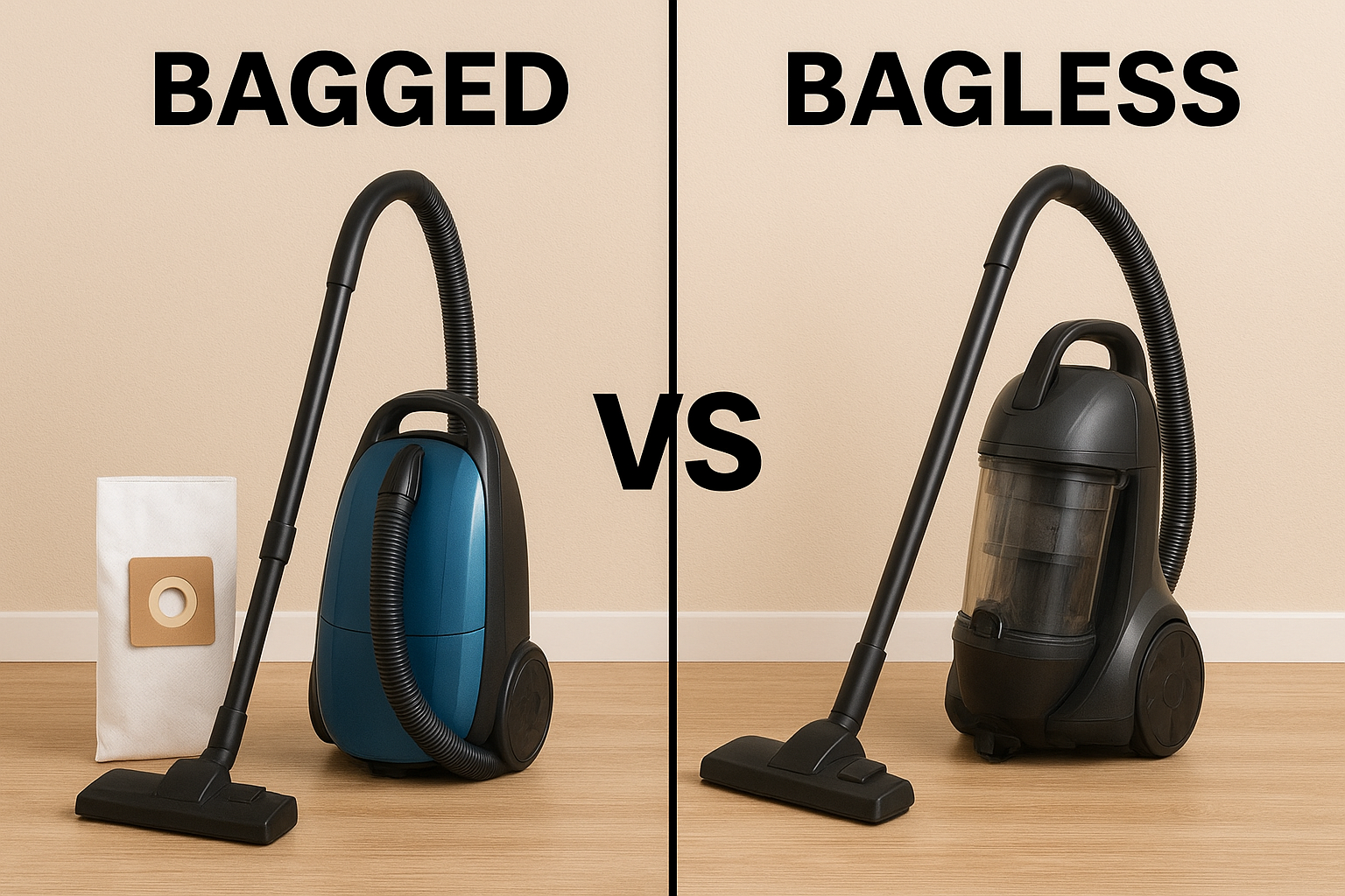 Bagged vs. Bagless Vacuum Cleaners: What’s Best for  Your Home?