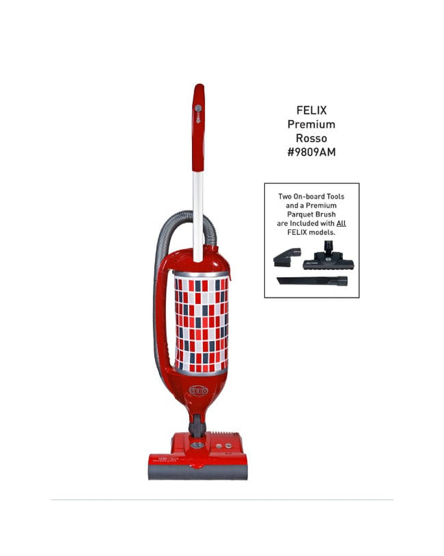Sebo Felix Premium Vacuum Cleaner - Rosso
