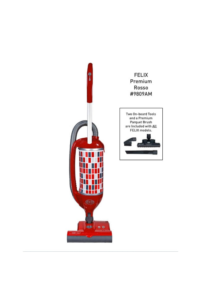 Sebo Felix Premium Vacuum Cleaner - Rosso