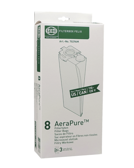 Sebo Felix Vacuum Cleaner Bags - 8 pack