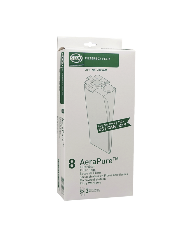 Sebo Felix Vacuum Cleaner Bags - 8 pack