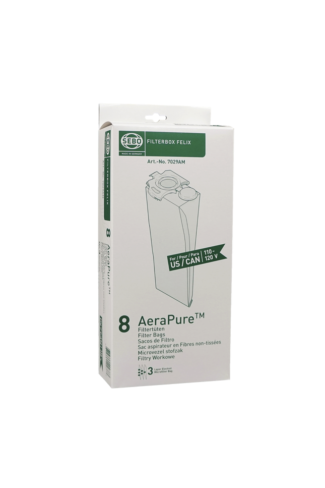 Sebo Felix Vacuum Cleaner Bags - 8 pack
