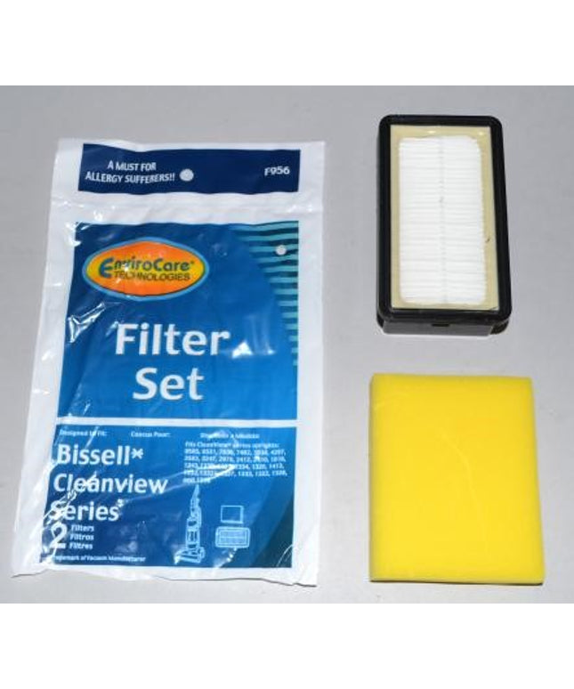 Bissell Vacuum Cleaner Filter 2 Pack for CleanView Uprights - Generic