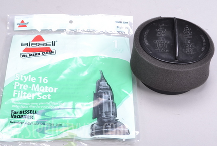 Bissell style 16 Pre-motor filter set - Original
