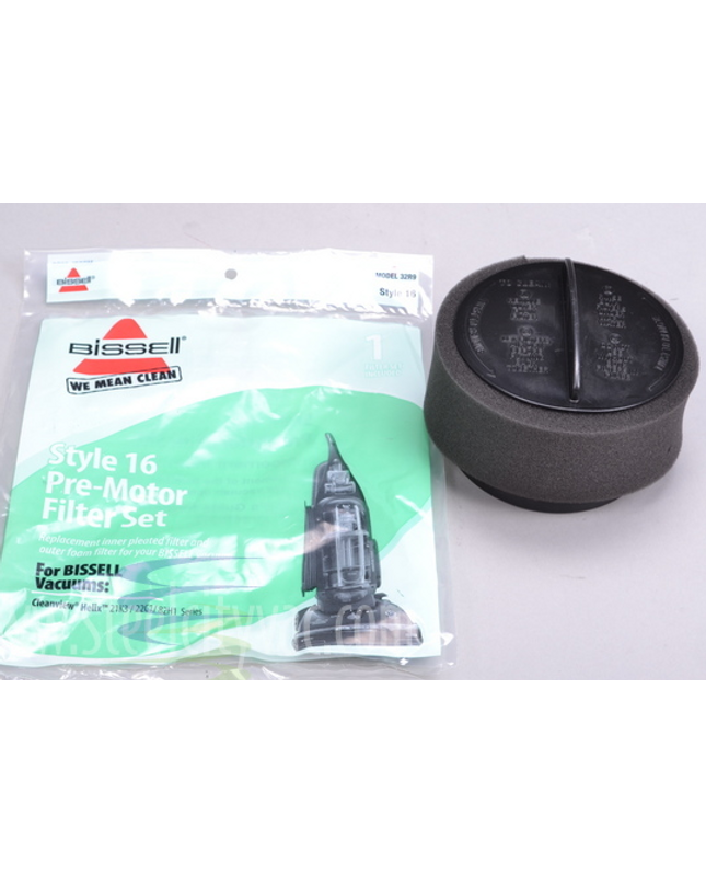 Bissell style 16 Pre-motor filter set - Original