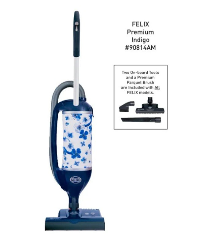 SEBO FELIX Premium Vacuum Cleaner - Indigo Blue
