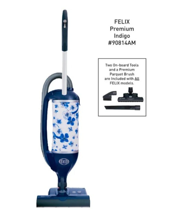 SEBO FELIX Premium Vacuum Cleaner - Indigo Blue