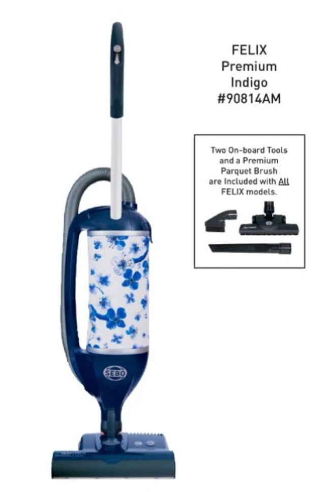 SEBO FELIX Premium Vacuum Cleaner - Indigo Blue