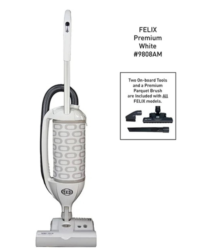 SEBO FELIX Premium Vacuum Cleaners - White