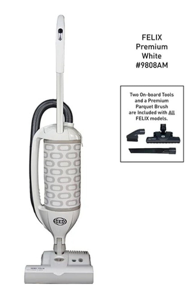 SEBO FELIX Premium Vacuum Cleaners - White