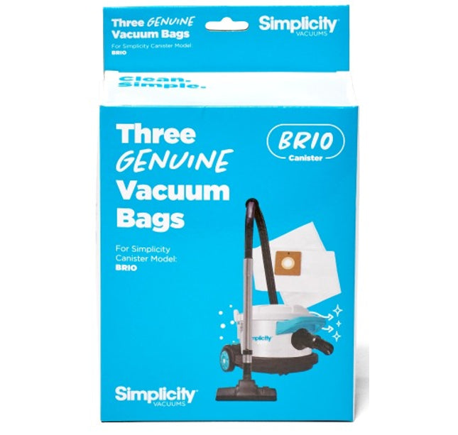 Brio Canister Vacuum Bags  - 3 pack