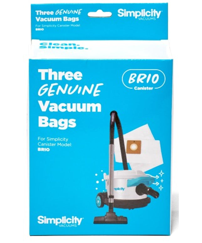 Brio Canister Vacuum Bags  - 3 pack