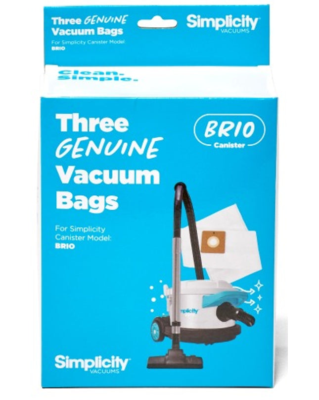 Brio Canister Vacuum Bags  - 3 pack
