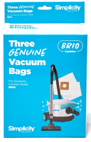 Brio Canister Vacuum Bags  - 3 pack