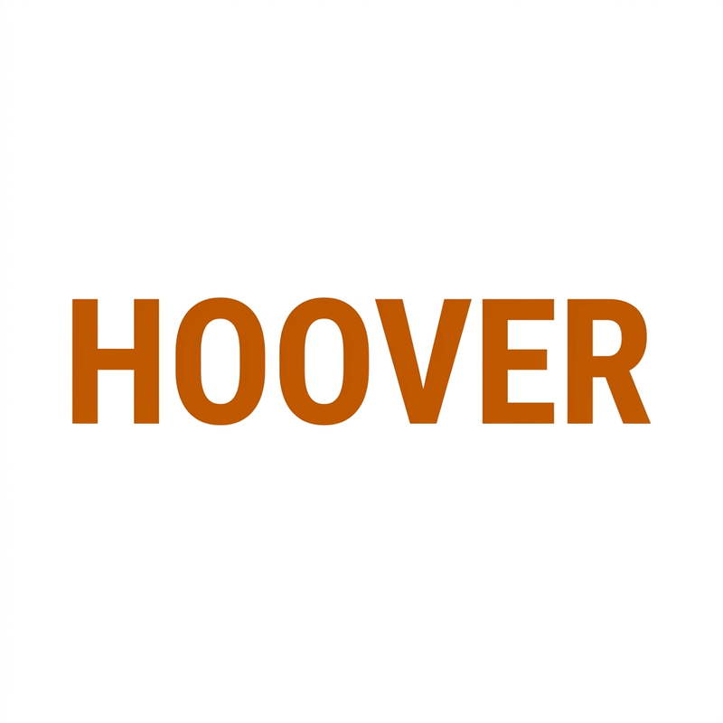 HOOVER in burnt orange