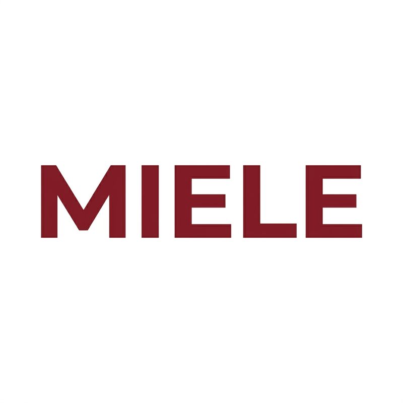 MIELE dark red brand tile