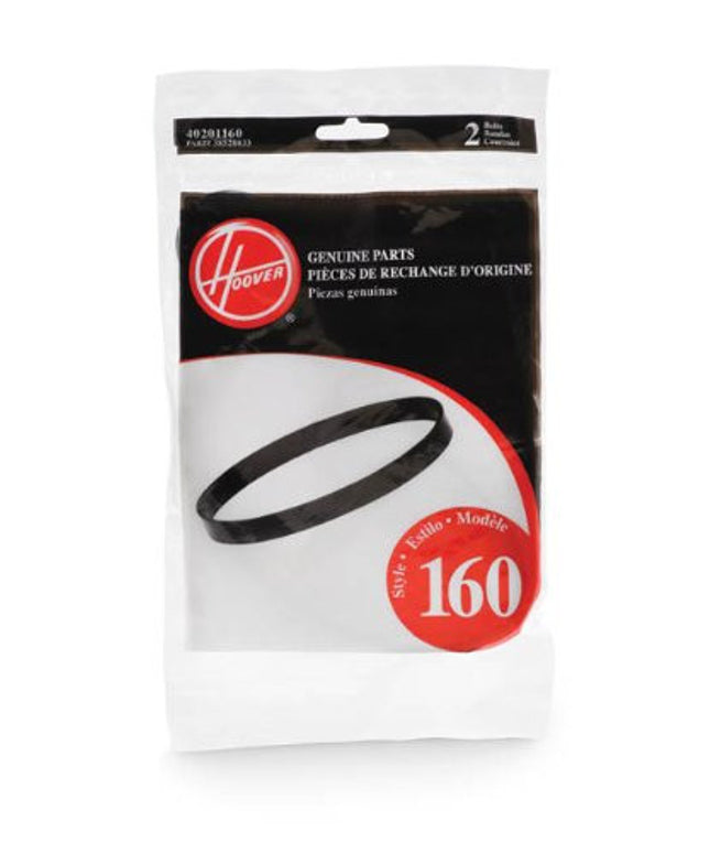 Hoover style 160 WindTunnel Non-Power Drive Vacuum Belts (2 pack)