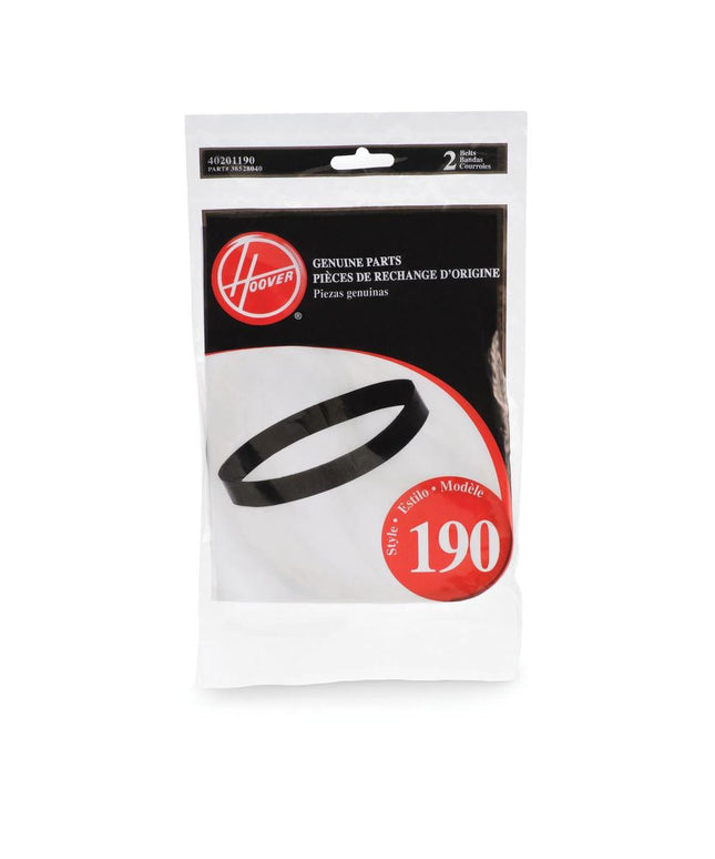 Hoover style 190 Vacuum Belts (2 Pack) Part # 40201190