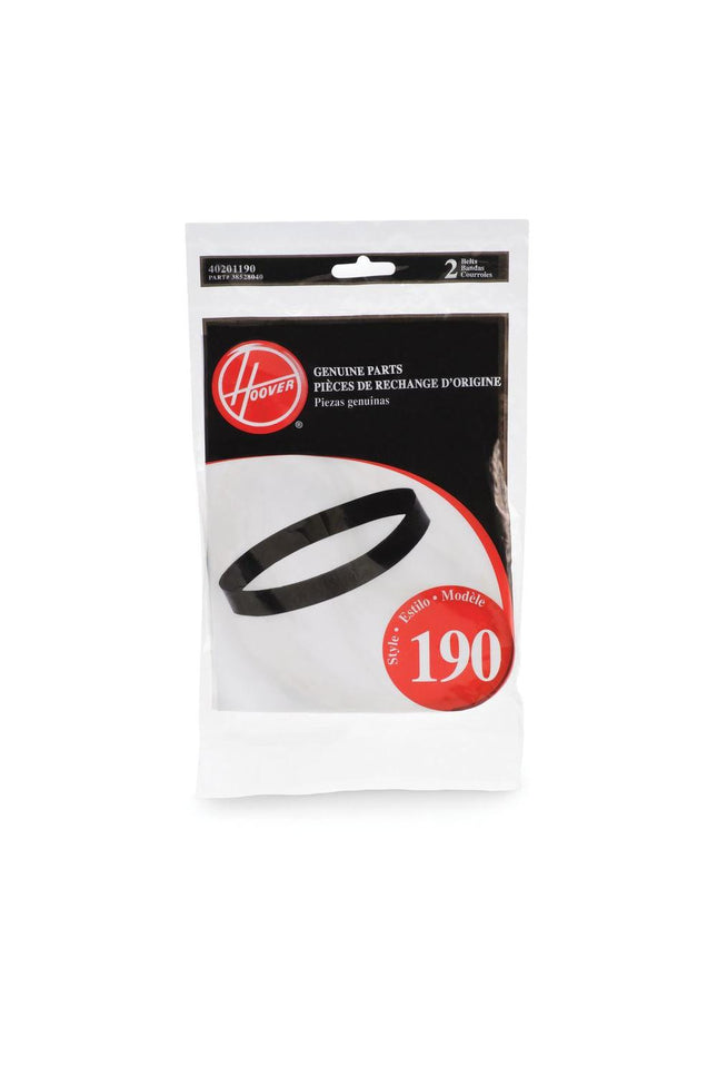 Hoover style 190 Vacuum Belts (2 Pack) Part # 40201190