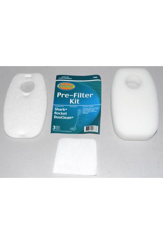 Shark Rocket DuoClean Vacuum Pre Filter Kit set of 3 Filters