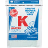 Hoover style K Vacuum Bags (3 pack) Part # 4010028K