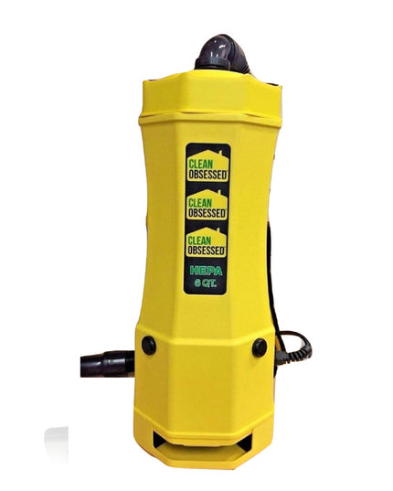 Clean Obsessed CO6 Backpack Vacuum Cleaner (yellow)