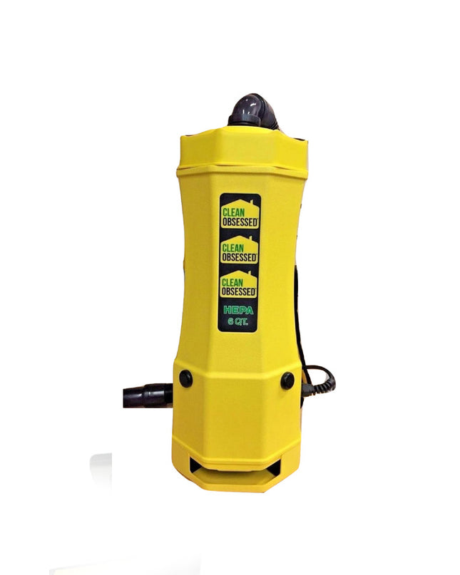 Clean Obsessed CO6 Backpack Vacuum Cleaner (yellow)