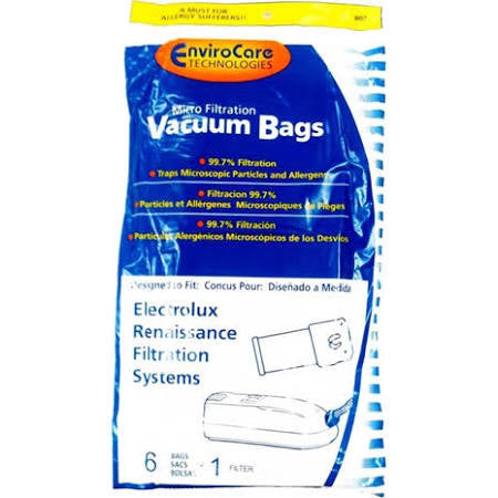 Electrolux Renaissance Style R Vacuum Bags - 6 Pack