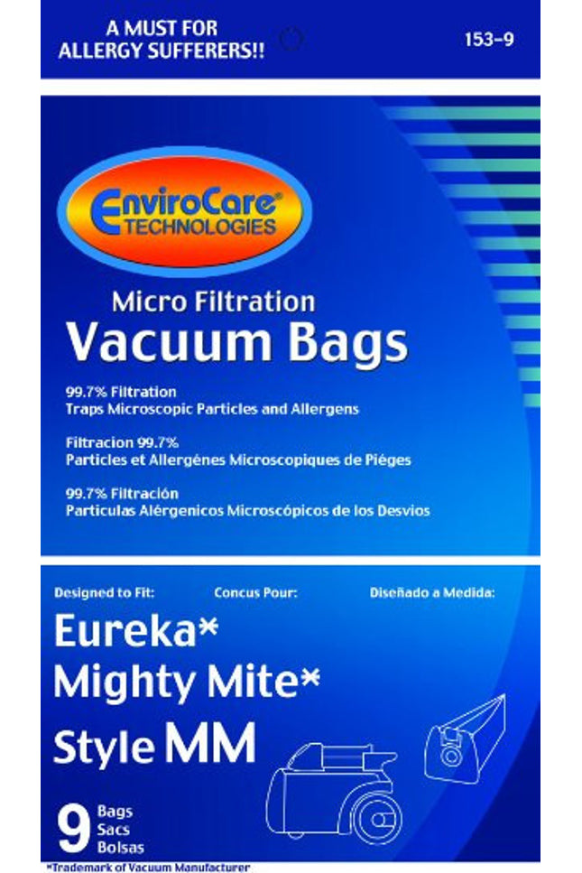Eureka Style MM Vacuum Bags - 9 pack