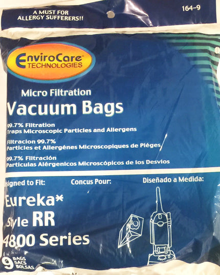 Eureka style RR Vacuum Bags (9 pack)