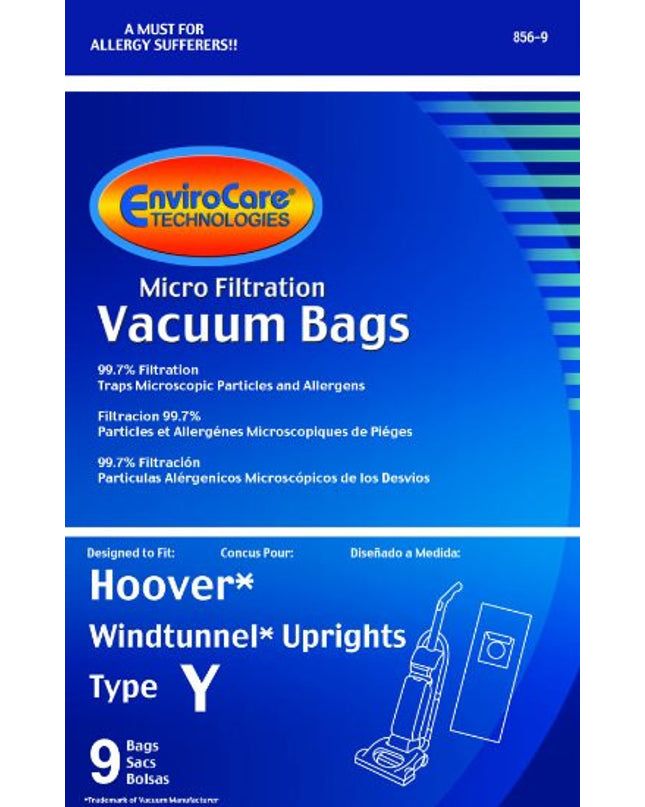 Hoover Type Y Vacuum Bags (9 pack)