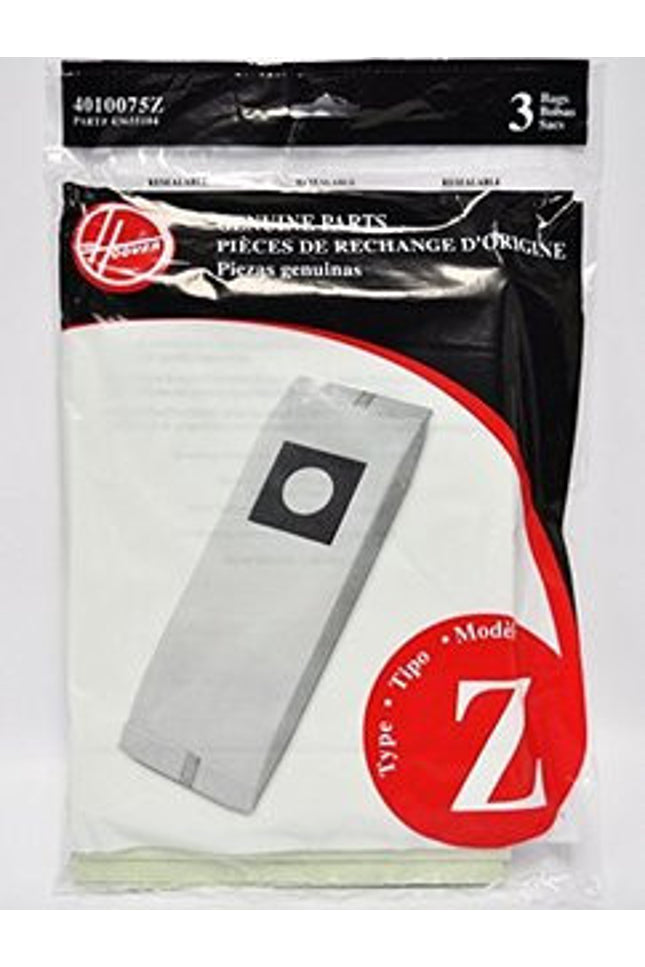 Hoover Z Vacuum Bags (3 pack) Part # 4010075Z