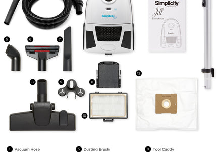 Simplicity Jill canister style Vacuum Cleaner