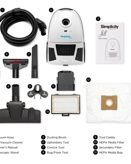 Simplicity Jill canister style Vacuum Cleaner