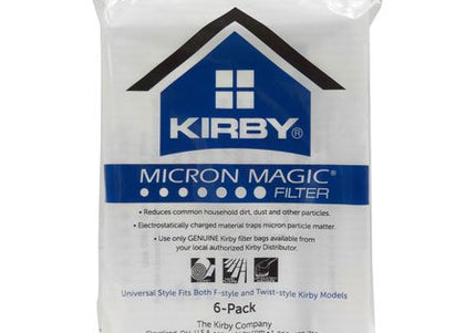 Kirby Micron Magic Allergen Reduction Vacuum Bags - 6 pack