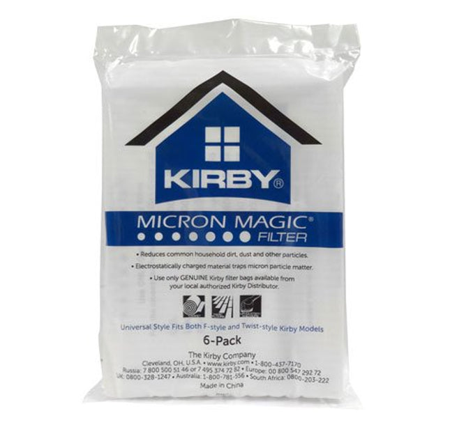 Kirby Micron Magic Allergen Reduction Vacuum Bags - 6 pack
