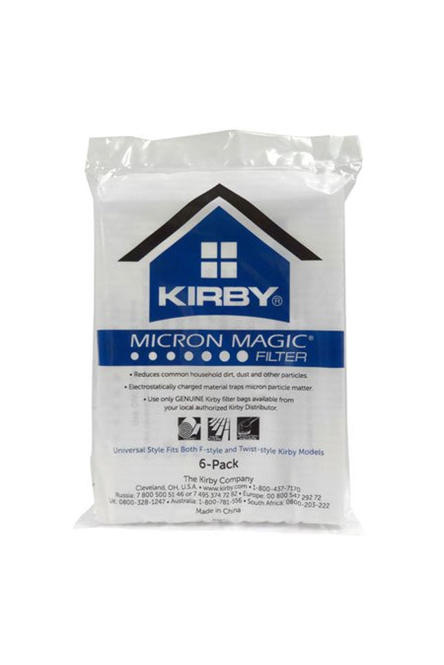 Kirby Micron Magic Allergen Reduction Vacuum Bags - 6 pack