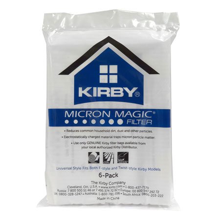 Kirby Micron Magic Allergen Reduction Vacuum Bags - 6 pack
