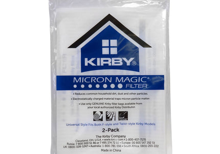 Kirby Micron Magic Allergen Reduction Vacuum Bags - 2 pack