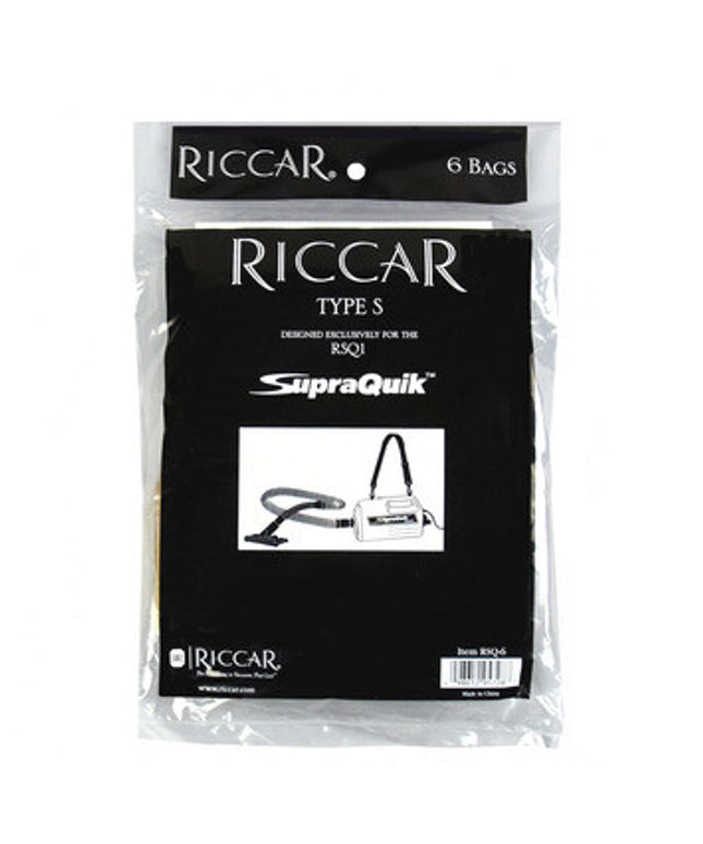 Riccar EcoPure SupraQuik Paper Bags (6 Pack) Part # RSQ