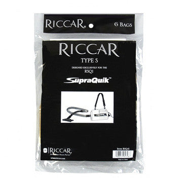 Riccar EcoPure SupraQuik Paper Bags (6 Pack) Part # RSQ