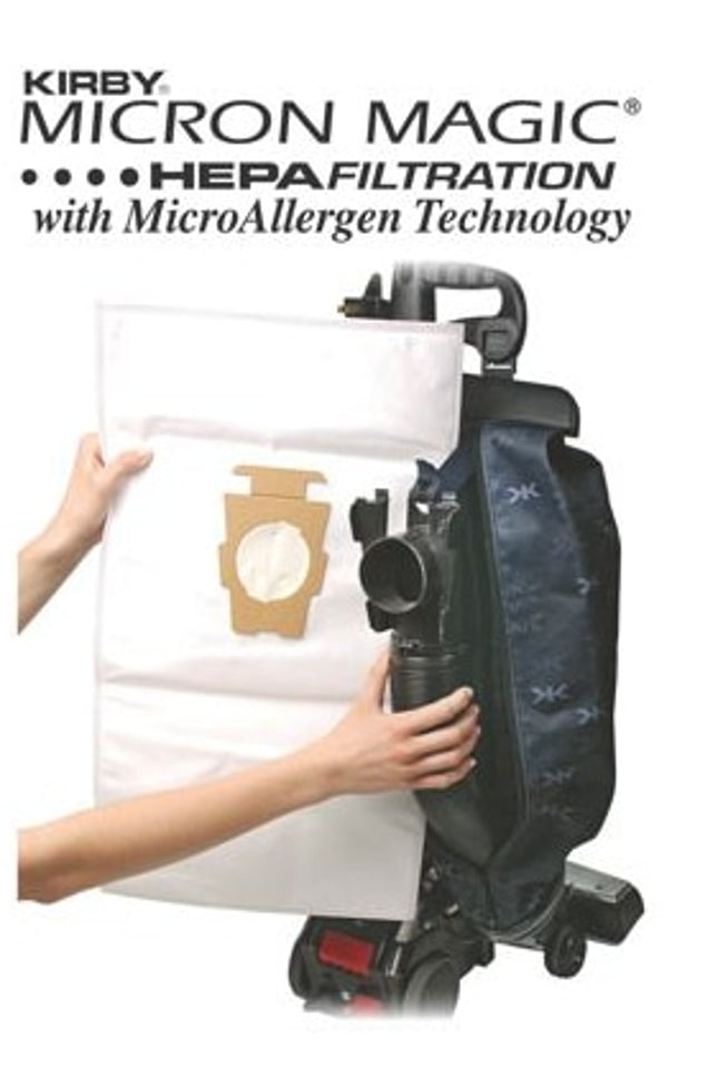 Kirby Micron Magic Allergen Reduction Vacuum Bags - 6 pack