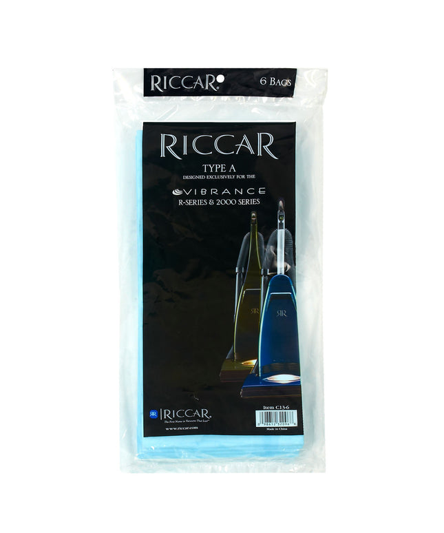 Riccar Paper Vacuum Bags for Vibrance & R Series (6 Pack) Part # C13-6