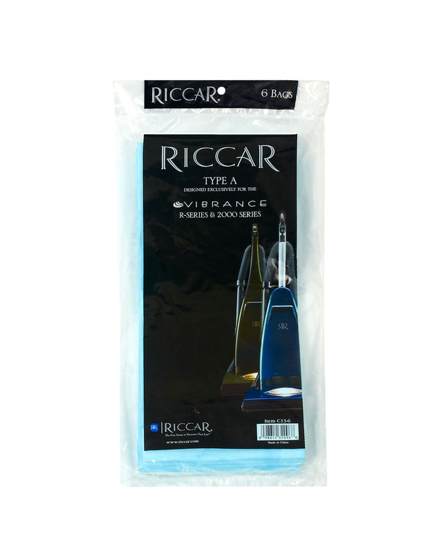 Riccar Paper Vacuum Bags for Vibrance & R Series (6 Pack) Part # C13-6