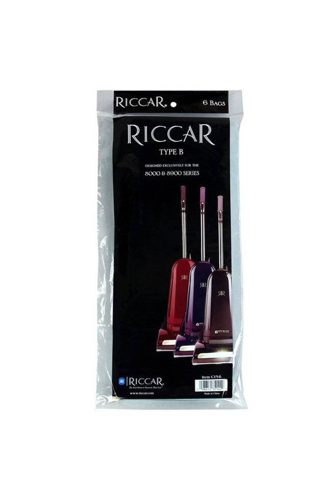Riccar Clean Air Upright Paper Vacuum Bags for 8000 Series (6 Pack) Part # C15-6