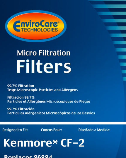 Kenmore CF-2 Foam Filter - 2 pack