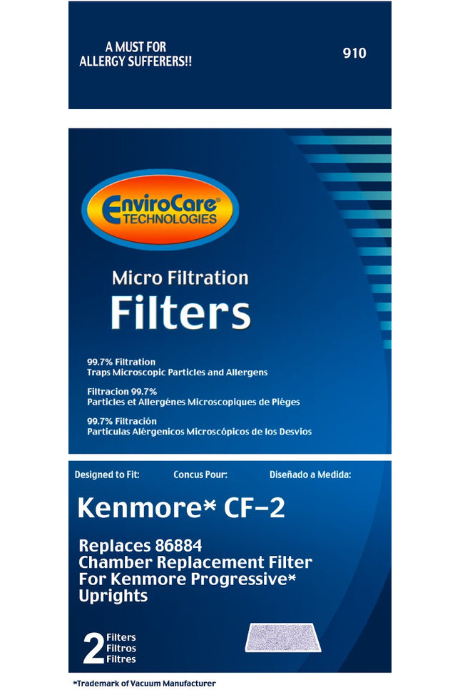 Kenmore CF-2 Foam Filter - 2 pack